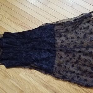 Black lace dress with skulls. Sorry for bad photo